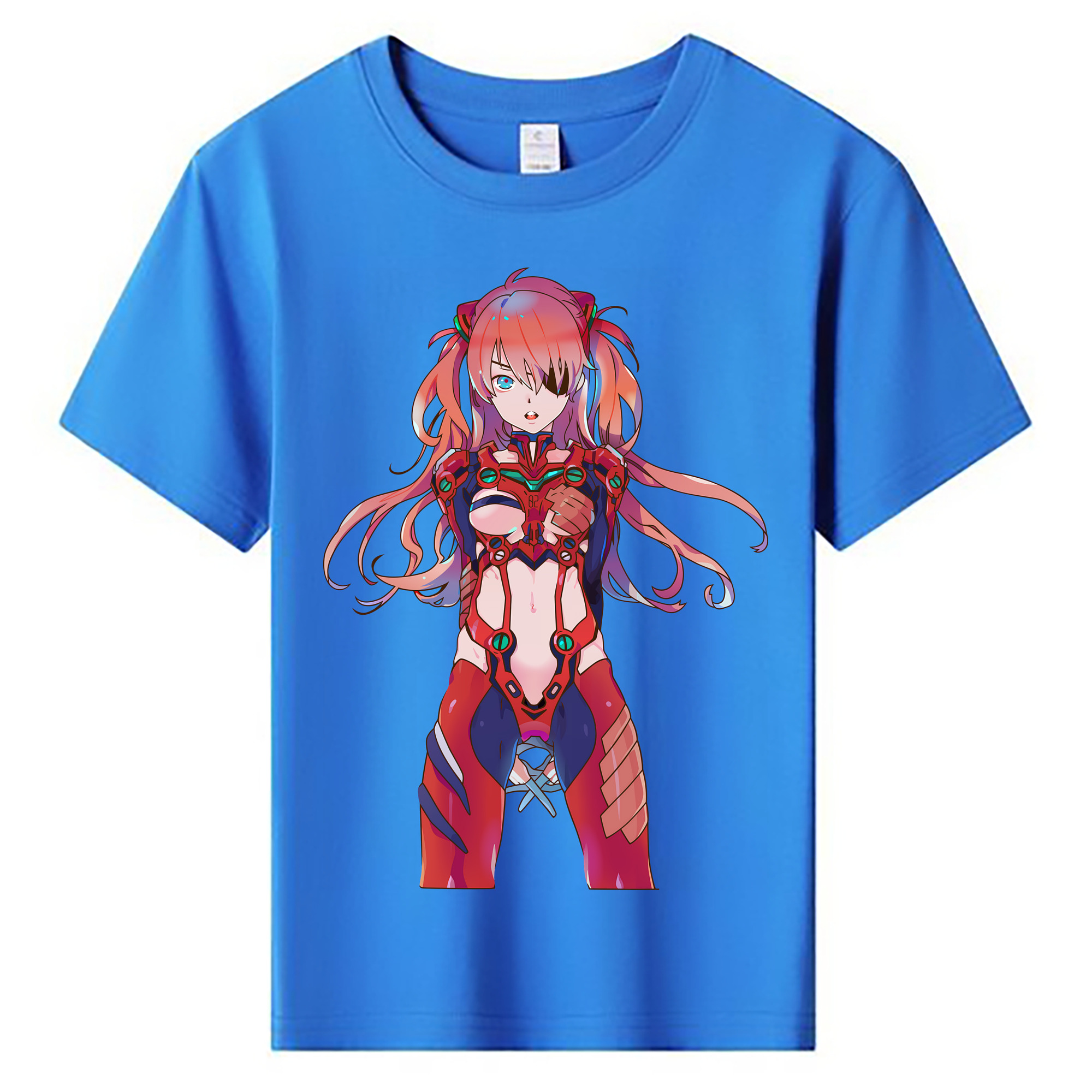 （画像用） EVA 新世紀エヴァンゲリオン 綿100％キッズTシャツ（フロントプリント）